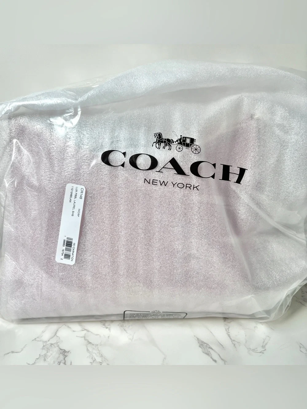 New Coach Laurel Shoulder Bag Carnation Pink Pebbled Leather